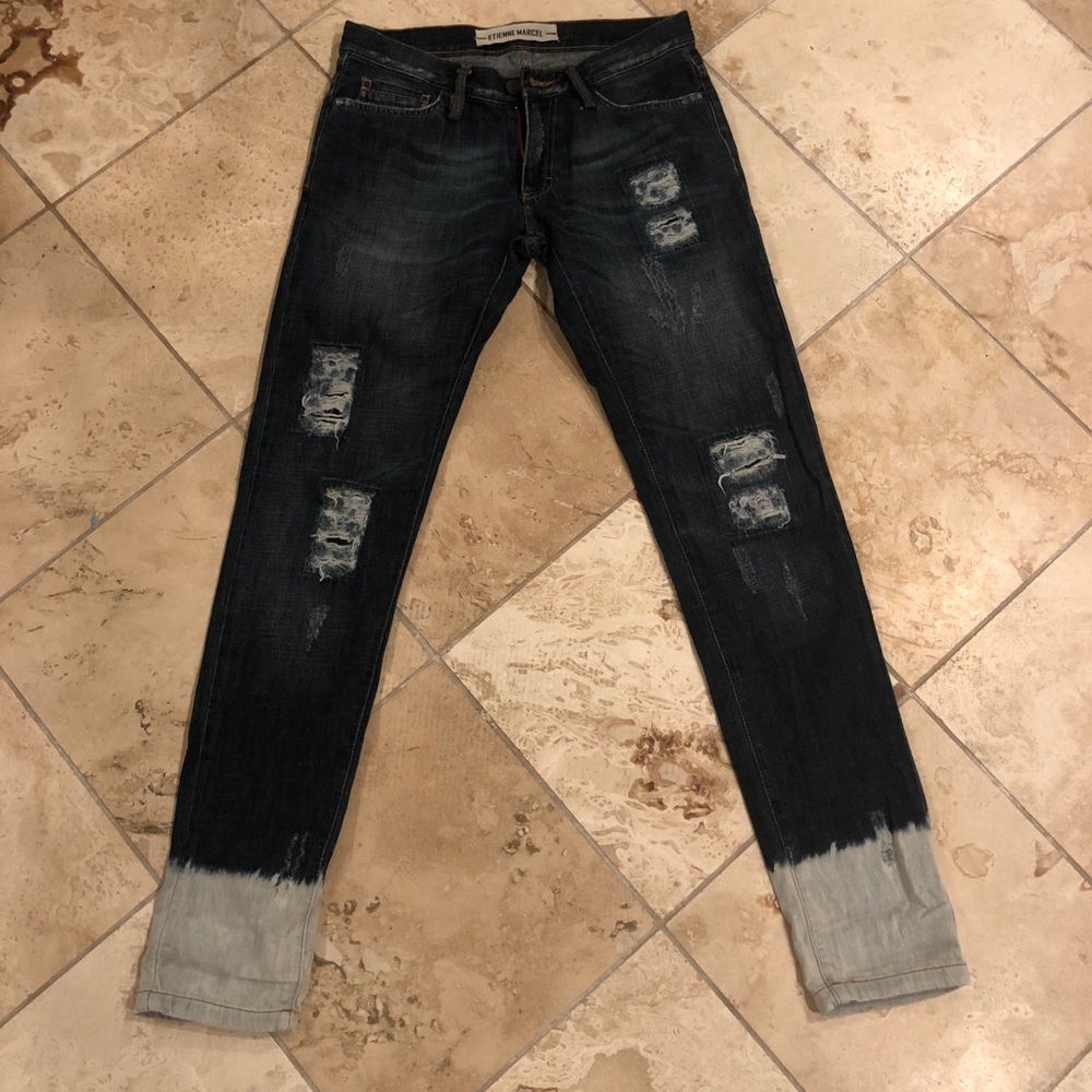 Etienne Marcel Ombré Skinny Jeans
